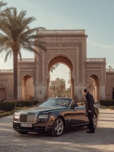 Luxury car rental process in Rabat